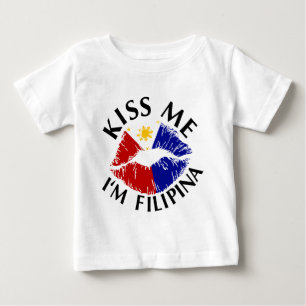 T-shirts Beije-me que eu sou filipina