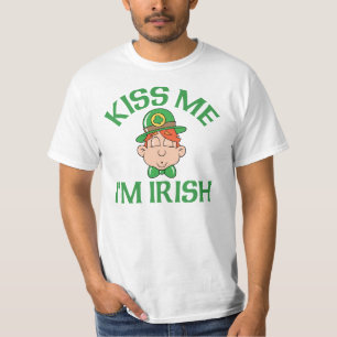 T-shirts Beije-me que eu sou homem Smooching irlandês