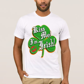 T-shirts Beije-me que eu sou irlandês