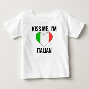 T-shirts Beije-me que eu sou italiano