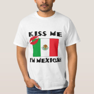 T-shirts Beije-me que eu sou mexicano