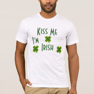 T-shirts Beije-me, sou irlandês