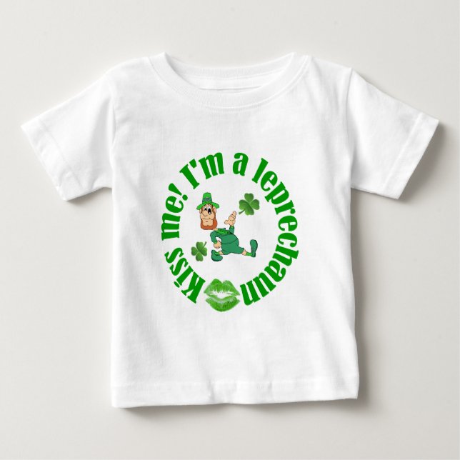 T-shirts Beije-me, sou um duende (Frente)
