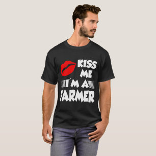 T-shirts beije-me, sou um fazendeiro