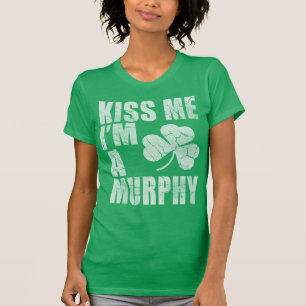 T-shirts Beije-me, sou um Murphy