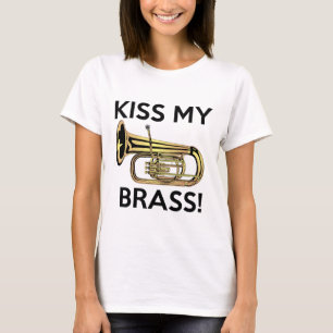 T-shirts Beije meu bronze, tuba