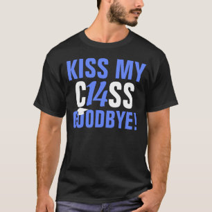 T-shirts Beije minha classe de 2014 adeus graduações azui