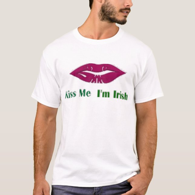 T-shirts Beijo irlandês (Frente)