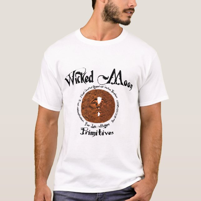 T-shirts Beijo mau dos primitivos da lua (Frente)
