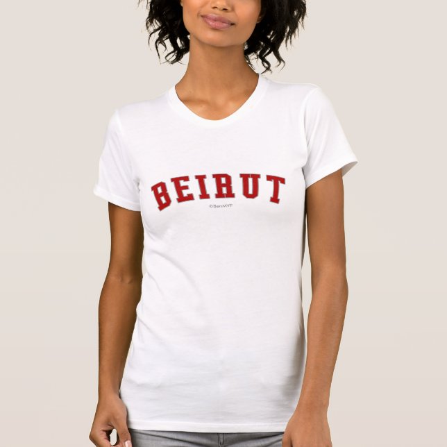 T-shirts Beirute (Frente)