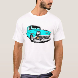 T-shirts Bel Air 1956 na luz - azul