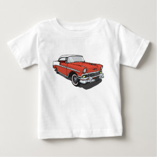 T-shirts Bel Air de Chevrolet - vermelho