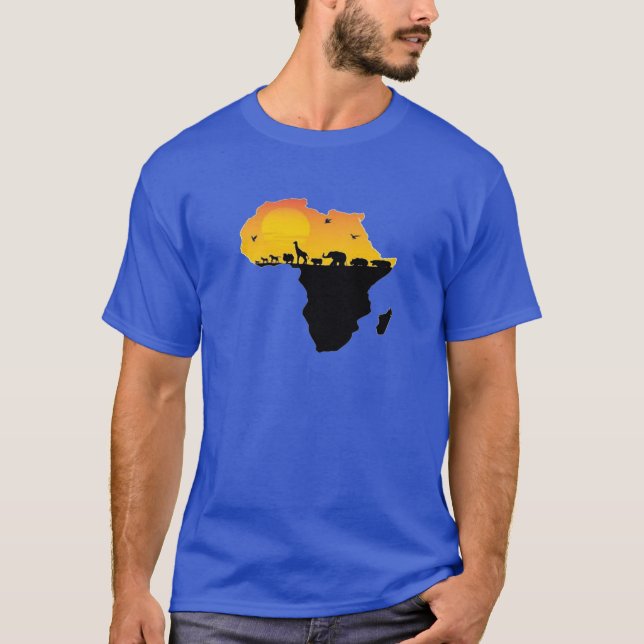 T-SHIRTS BELEZA DE ÁFRICA (Frente)