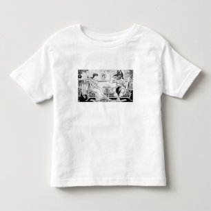 T-shirts Beleza e o animal, 1874 (litho) (foto de b/w)
