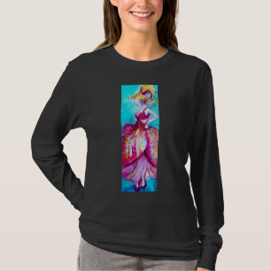 T-SHIRTS BELEZA EM VESTIDO ROSA
