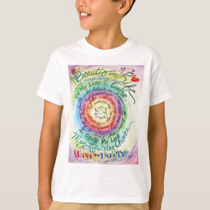 T-shirts Beleza na vida Arredondado Arco-Íris