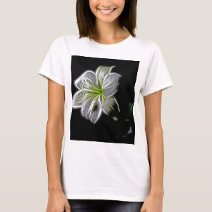 T-shirts Beleza natural da flor branca