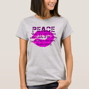 T-shirts Beleza para a paz -