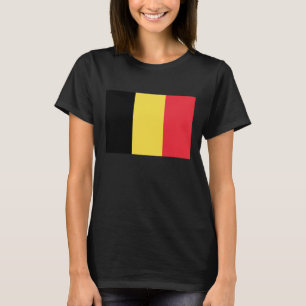 T-shirts Bélgica - Bandeira Nacional Belga