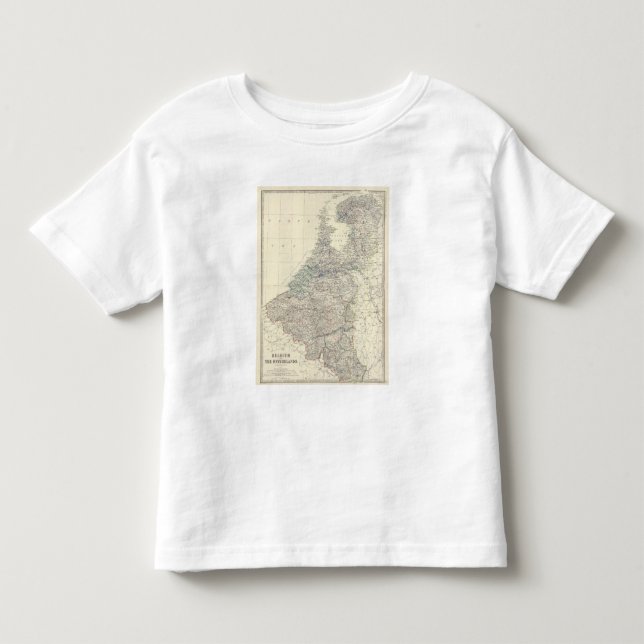 T-shirts Bélgica, Países Baixos (Frente)
