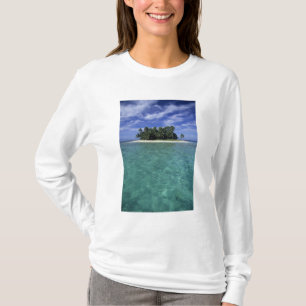 T-shirts Belize, Recife de Barreira, Ilha ou cayo sem nome.