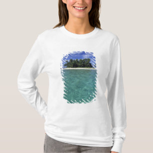 T-shirts Belize, Recife de Barreira, Ilha ou cayo sem nome.