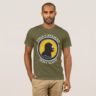 T-shirts Bella Canvas T-Shirt: Homem Inteligente de Matemát