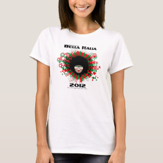 T-shirts Bella Italia 2012 com manga longa Tee com nomes na