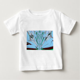 T-shirts Belo Belo Aqua Azul incrível Motif Floral de