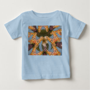 T-shirts Belo e engraçado padrão de girafa africana