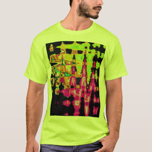 T-shirts Belo padrão de cores da água