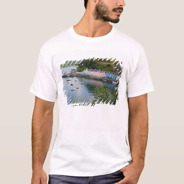 T-shirts Belo porto e veleiros com reflexos em 2 (Frente)
