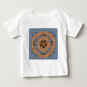 T-shirts Belo vazio de girafa colorida africana