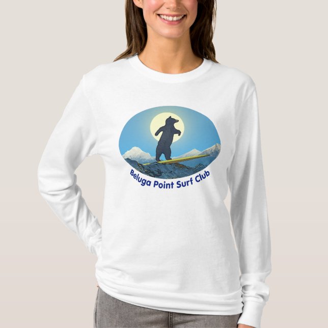 T-shirts Beluga Point Surf Club (Frente)