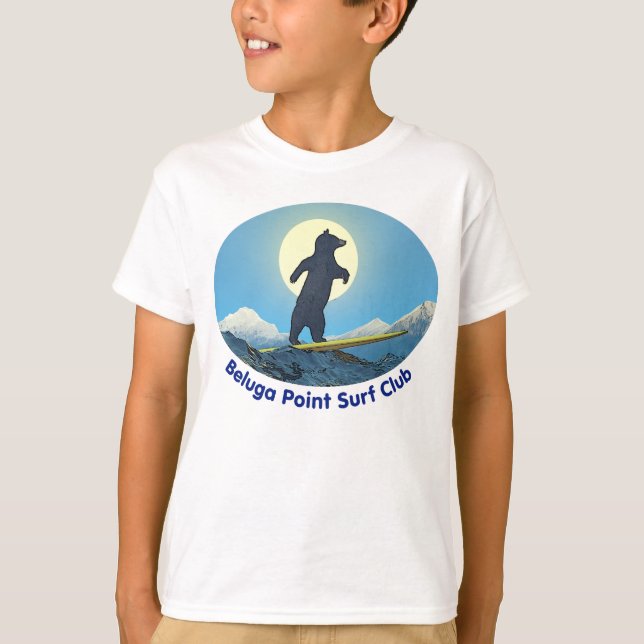 T-shirts Beluga Point Surf Club (Frente)