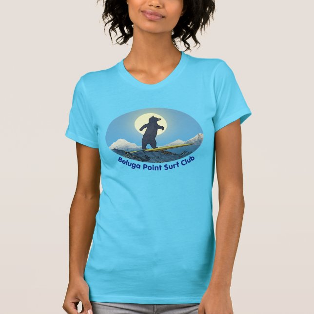 T-shirts Beluga Point Surf Club (Frente)