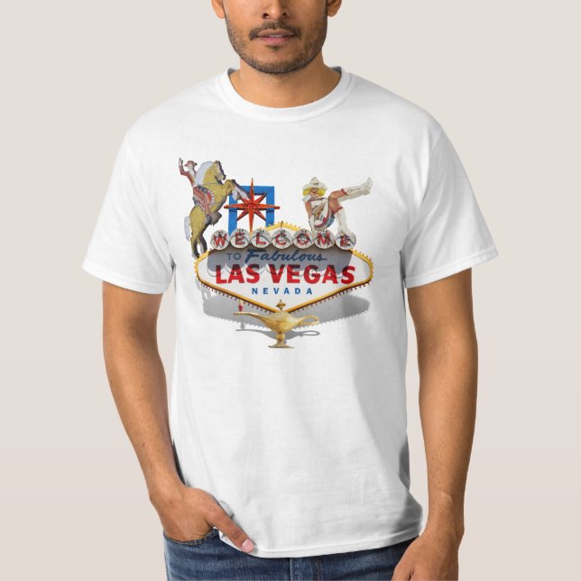 T-shirts Bem-vindo a Las Vegas (Frente)