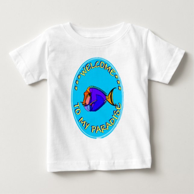 T-SHIRTS BEM-VINDO AO MEU PARAÍSO (Frente)