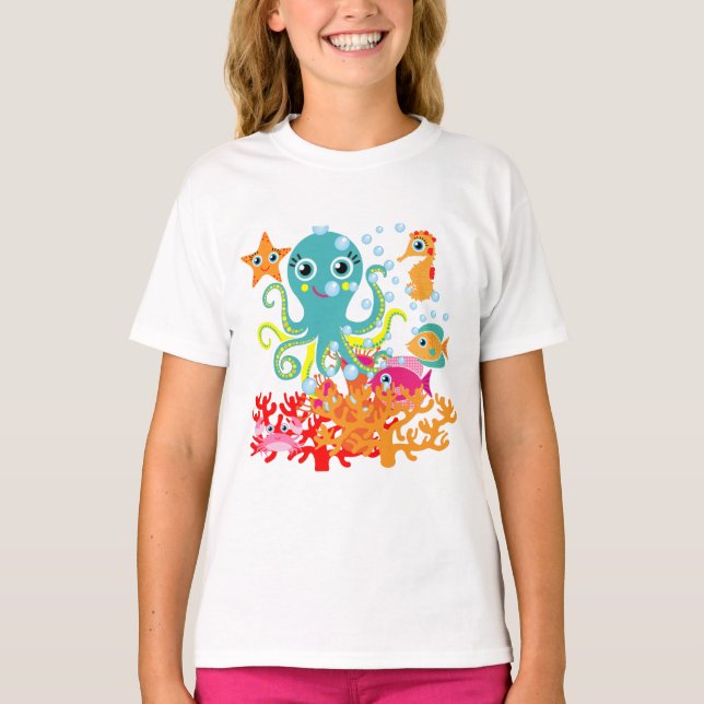 T-shirts Bem-vindo ao Oceano (Frente)