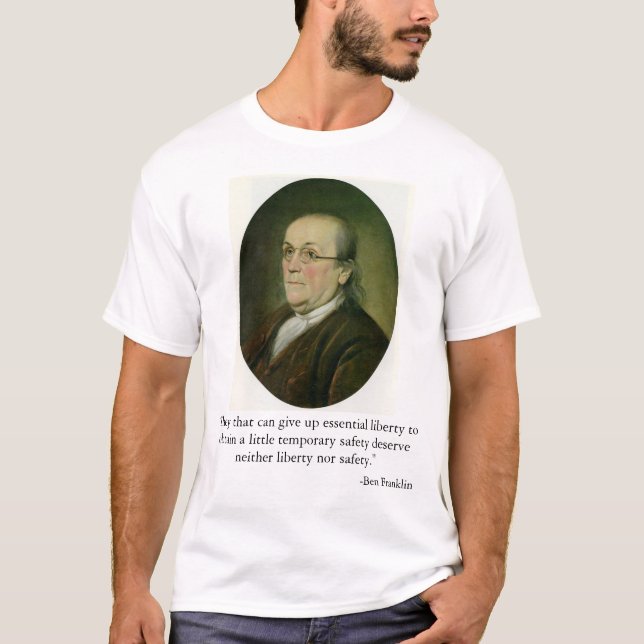 T-shirts Ben Franklin (Frente)