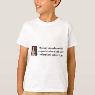 T-shirts Ben Franklin No Controle De Armas