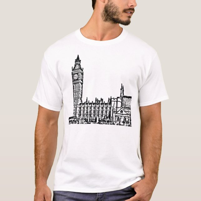 T-shirts ben grande Londres (Frente)