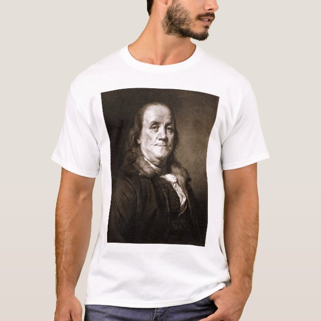T-shirts Benjamin Franklin (Frente)