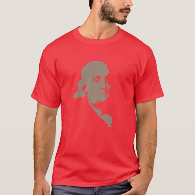 T-shirts Benjamin Franklin (Frente)