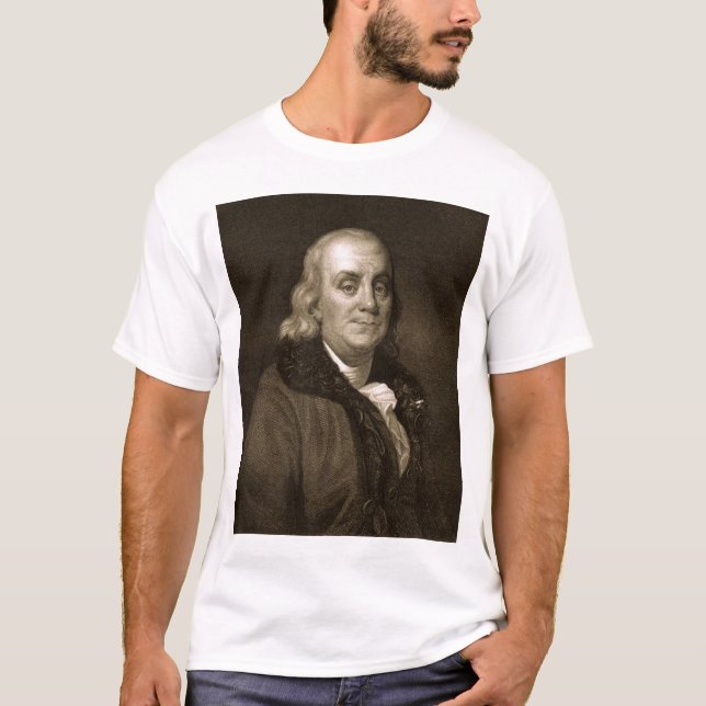 T-shirts Benjamin Franklin (Frente)