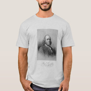 T-shirts Benjamin Franklin na liberdade