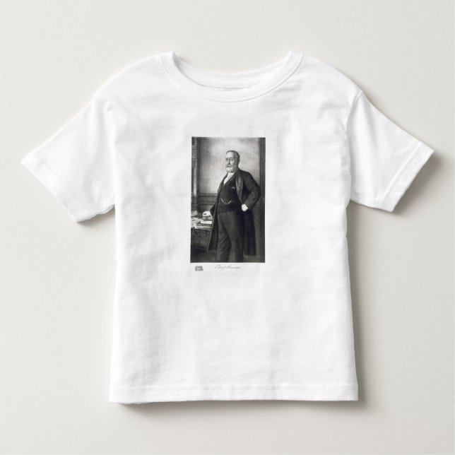 T-shirts Benjamin Harrison (1833-1901), 2ó presidente de t (Frente)