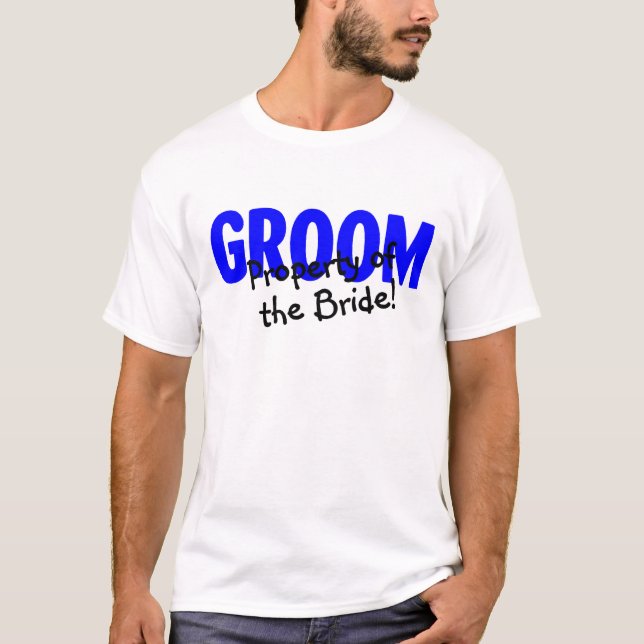 T-shirts Bens De Grupo Da Noiva (Frente)