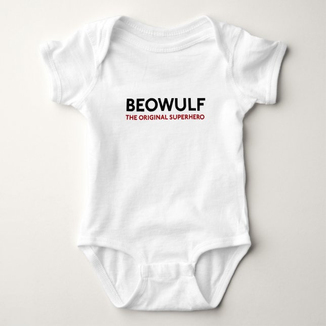 T-shirts Beowulf o super-herói original (Frente)