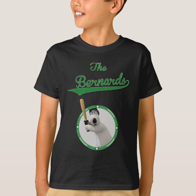 T-shirts Bernard Bear Baseball Merchandise (Frente)